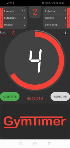 timer clock and exercise stopwatch 15