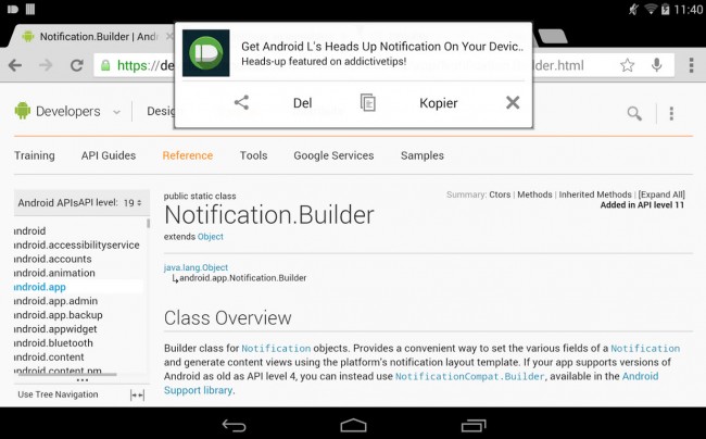 heads-up notificaciones android l app 2
