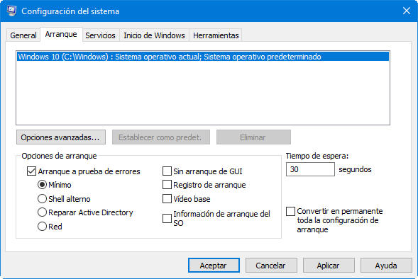 Windows 10 safe mode