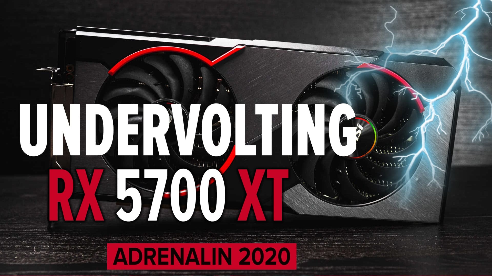Undervolting the RX 5700 XT / RX 5700 video card in Adrenalin 2020