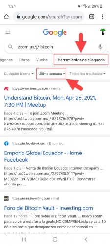 find google zoom meetings