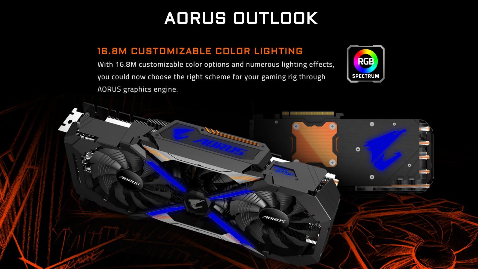 The first artwork released under the Aorus brand