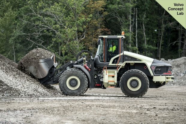 Volvo is testing electrically powered machines in quarries