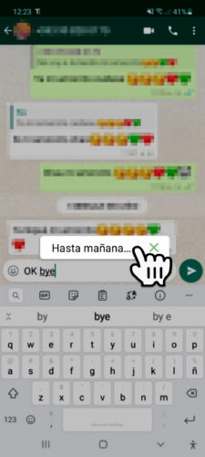 whatsapp text expansion
