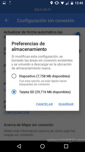 google maps only wifi download sd maps