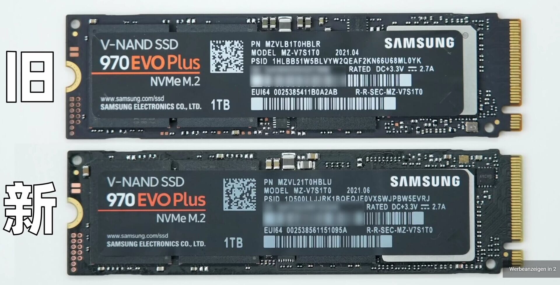 Samsung replaced the 970 EVO Plus components.  Now what about performance?