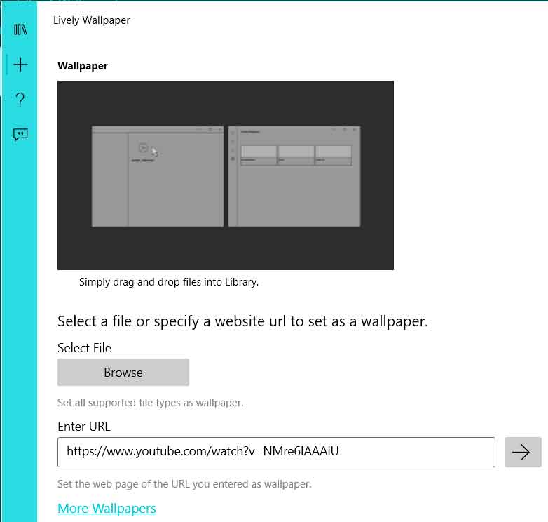 How to install an animated desktop background in Windows 10