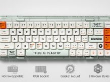 Mojo68 transparent mechanical keyboard from MelGeek with great success