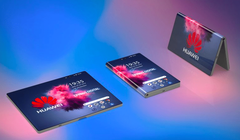 składany smartfon, składany smartfon Hauwei, rendery składany smartfon, rendery Huawei