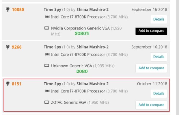 test GeForce RTX 2070, GeForce RTX 2070, wydajność RTX 2070, premiera RTX 2070, specyfikacja RTX 2070, cena Geforce RTX 2070, test 3dmark timespy