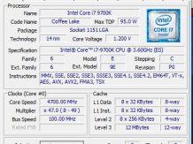 Test procesora Intel Core i7-9700K