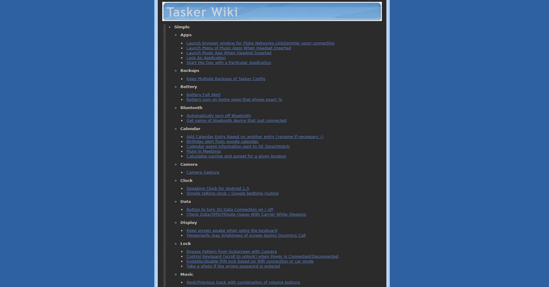 Dónde descargar perfiles para Tasker y cómo cargarlos (importar) o compartirlos (exportar)
