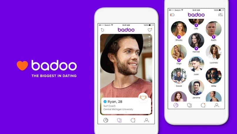 variety of profiles on the badoo social network