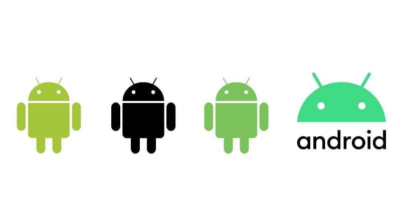 evolution of android mascot logo