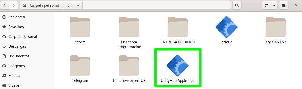 Unity Hub AppImage Package