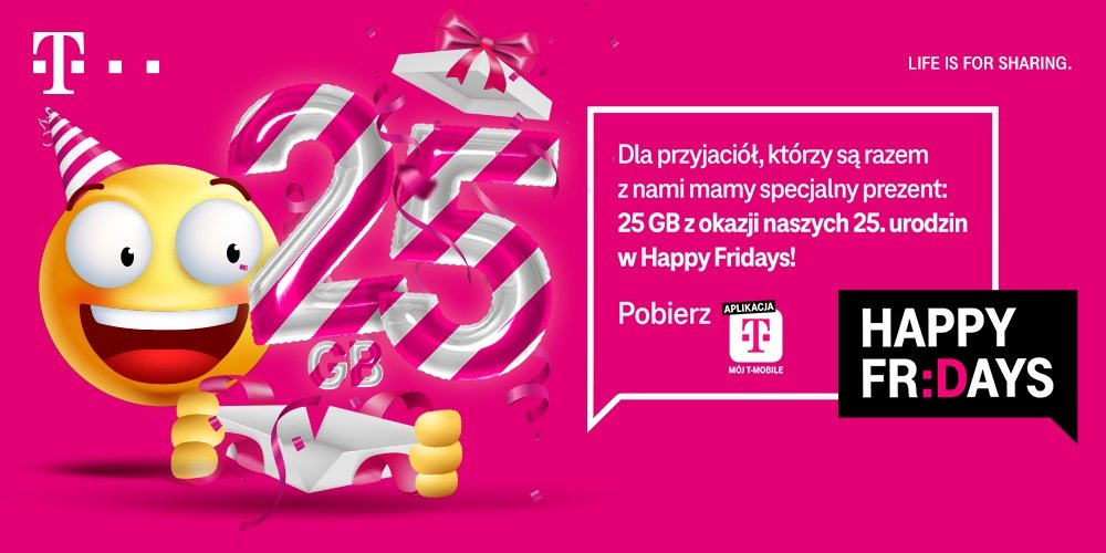 25 GB for the 25th anniversary of T-Mobile Polska