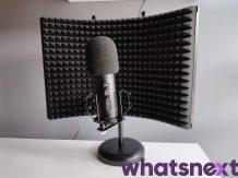 Trust Rudox microphone test with acoustic panel included