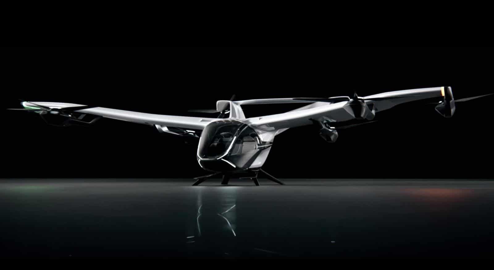 The new generation Airbus electric flying taxi, the CityAirbus