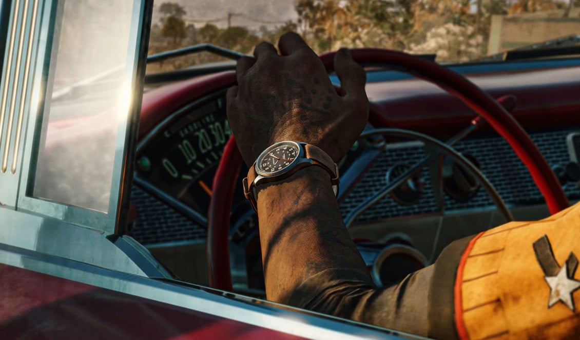 Hamilton, together with Ubisoft, created a watch reminiscent of Far Cry 6