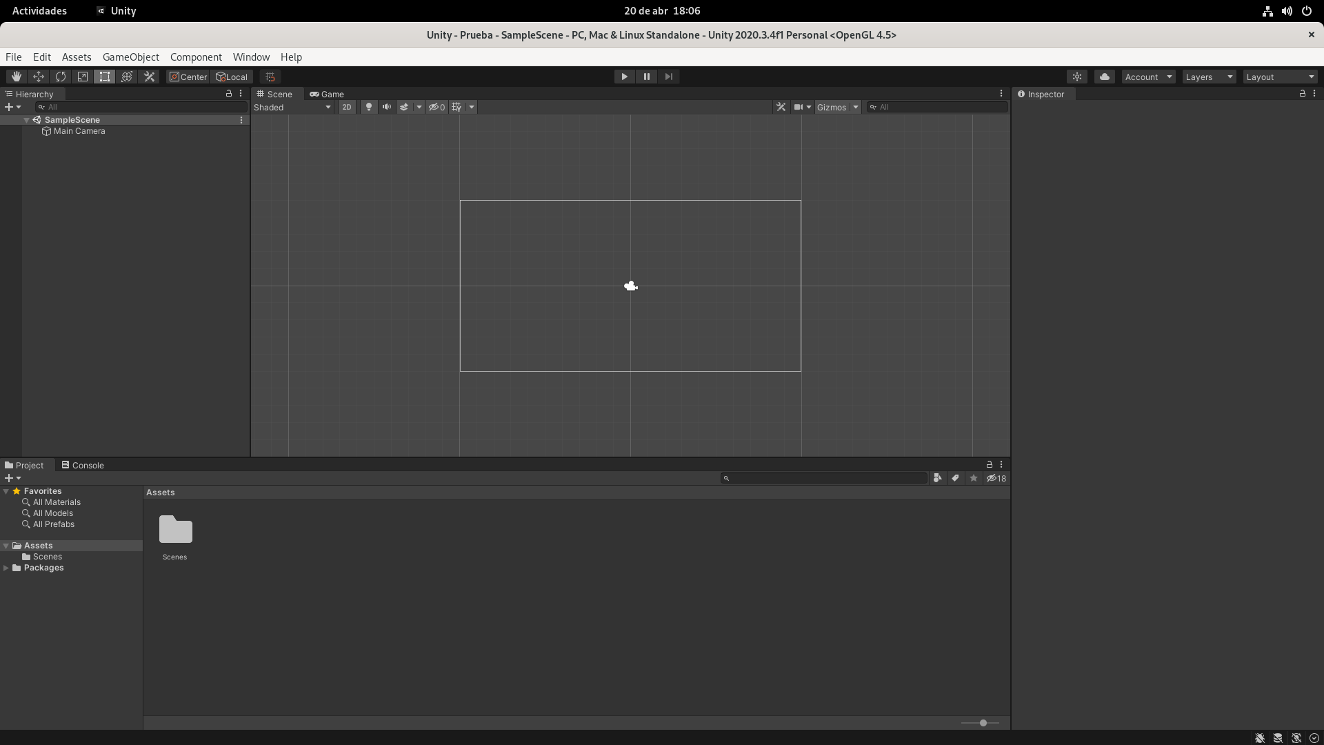 Unity Editor for Linux running