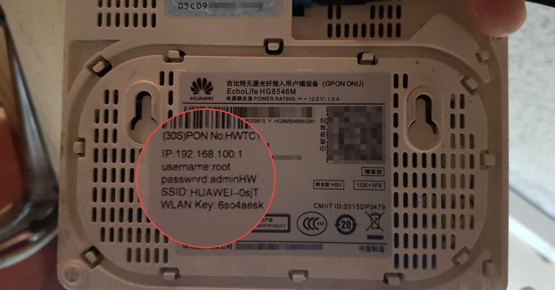 Cómo cambiar la contraseña «admintelecom» en un módem/router Huawei (EJ: HG8546M)