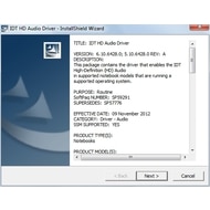 idt audio driver windows 10 version