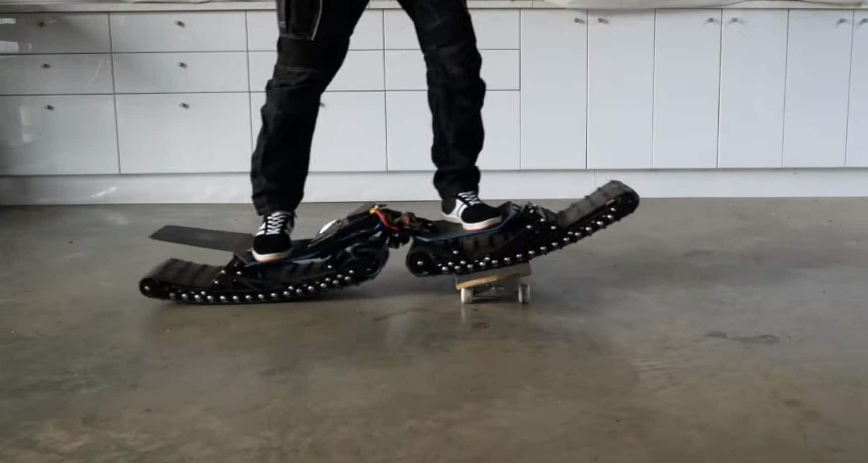 Electric skateboard for all terrains - Ungoverned Vendetta with tracks