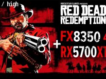 Red Dead Redemption 2 overclocked FX 8350 and RX 5700 XT