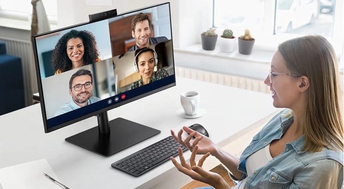 Samsung announces its new 24S40VA monitor with integrated webcam -