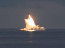 Two Trident II D5LE ballistic missiles were fired from the submarine in the form of a test