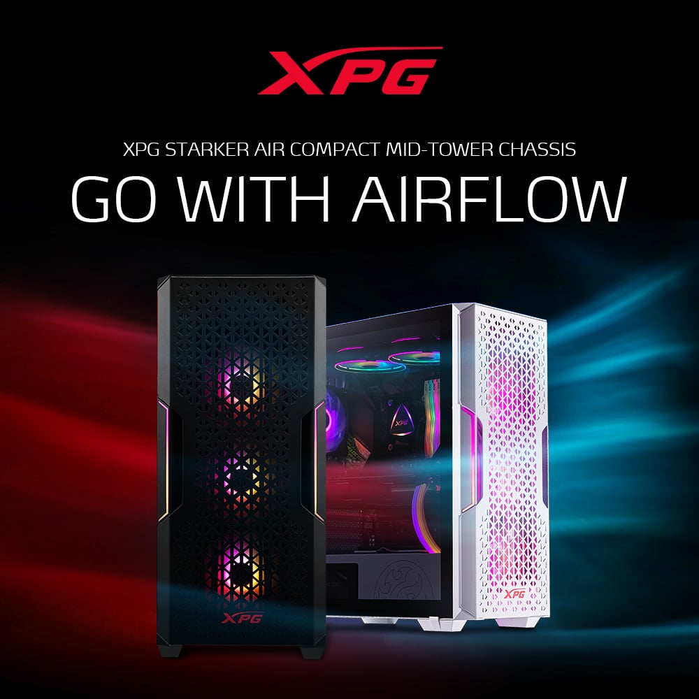 XPG launches its Starker Air chassis with grille front -