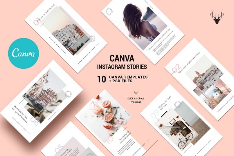 canva layouts for posts on instagram stories