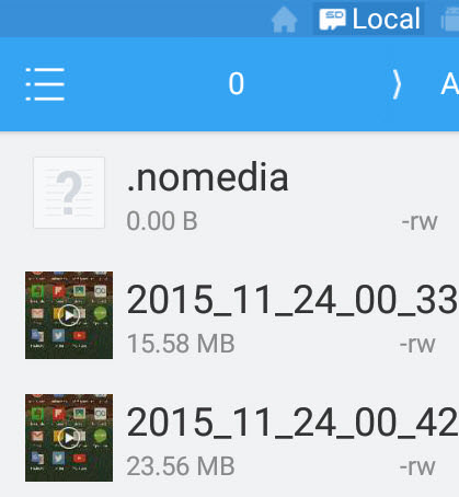 what do i do to hide android files