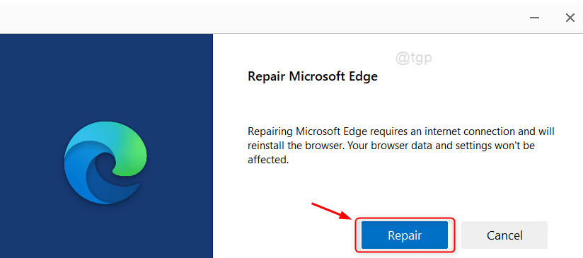 Ms Edge Win11 Repair Window