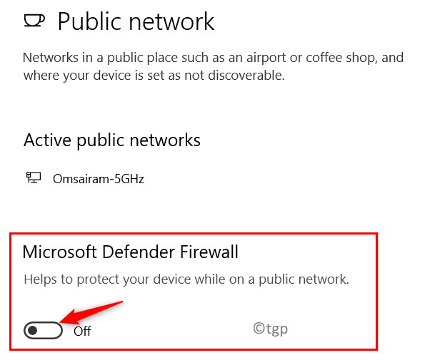 Firewall Active Network Defender Disable Min.
