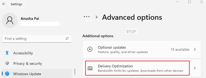 Click Delivery Optimization