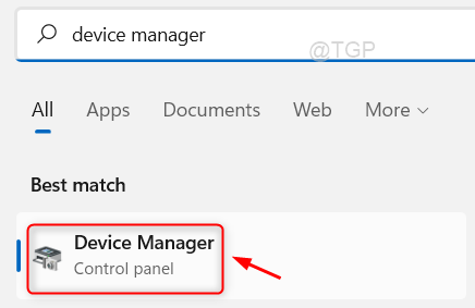 Open Win11 Device Manager