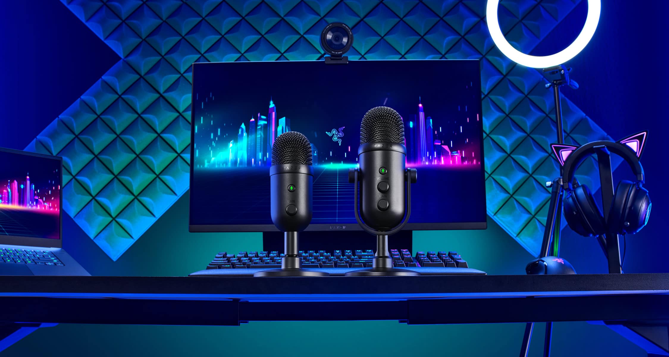 Razer Announces New Seiren V2 Pro and Seiren V2 X Professional Microphones