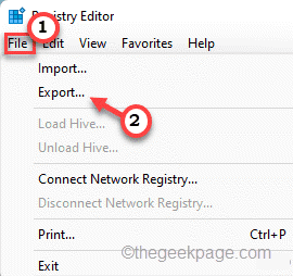 Export registry Windows 11 New minimum