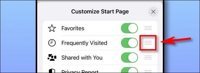 Customize the Safari Home Page on iPhone