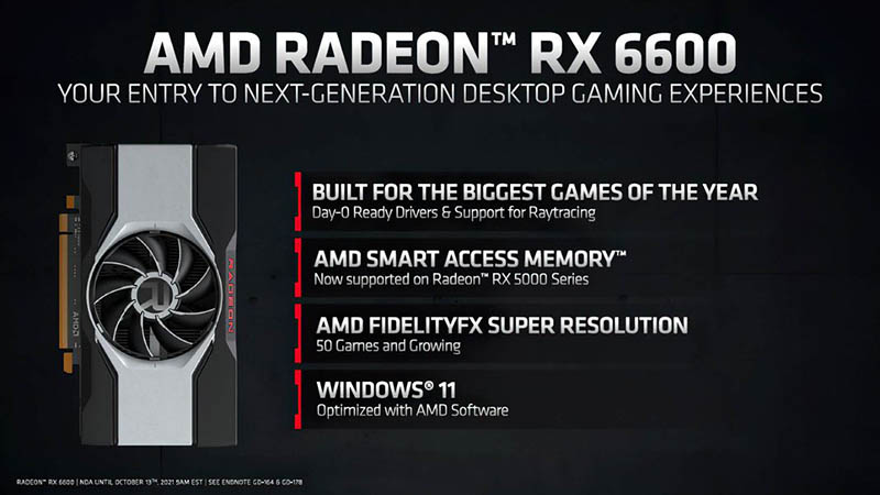 AMD Officially Announces RX 6600, Lower Performance Than RTX 3060 By Same MSRP