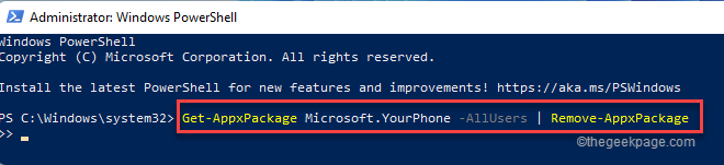 Powershell Take off your phone