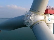 A Chinese wind turbine is built with the potential to be called the largest in the world