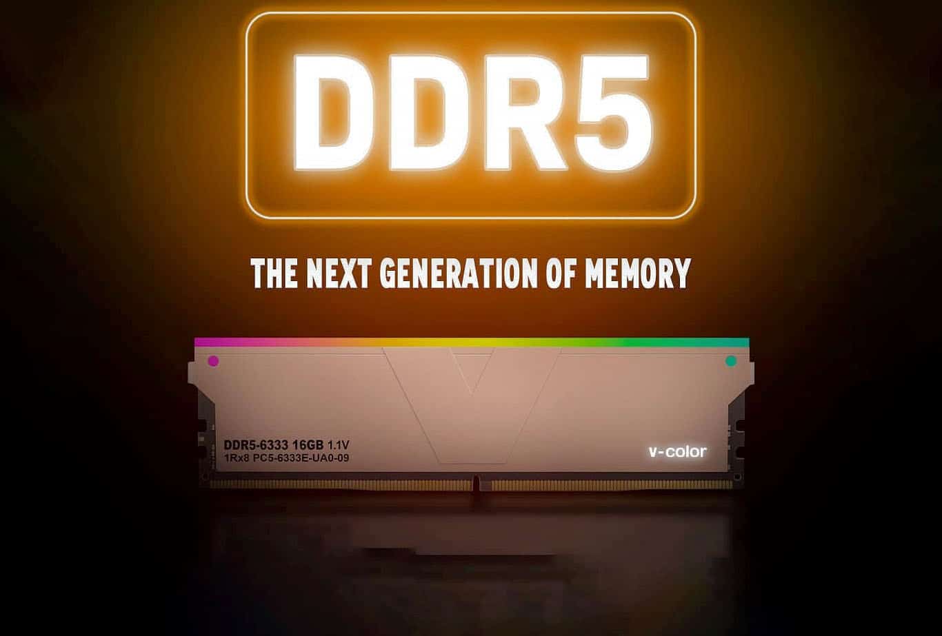 Colorful shows us its DDR5 memories with ARGB -