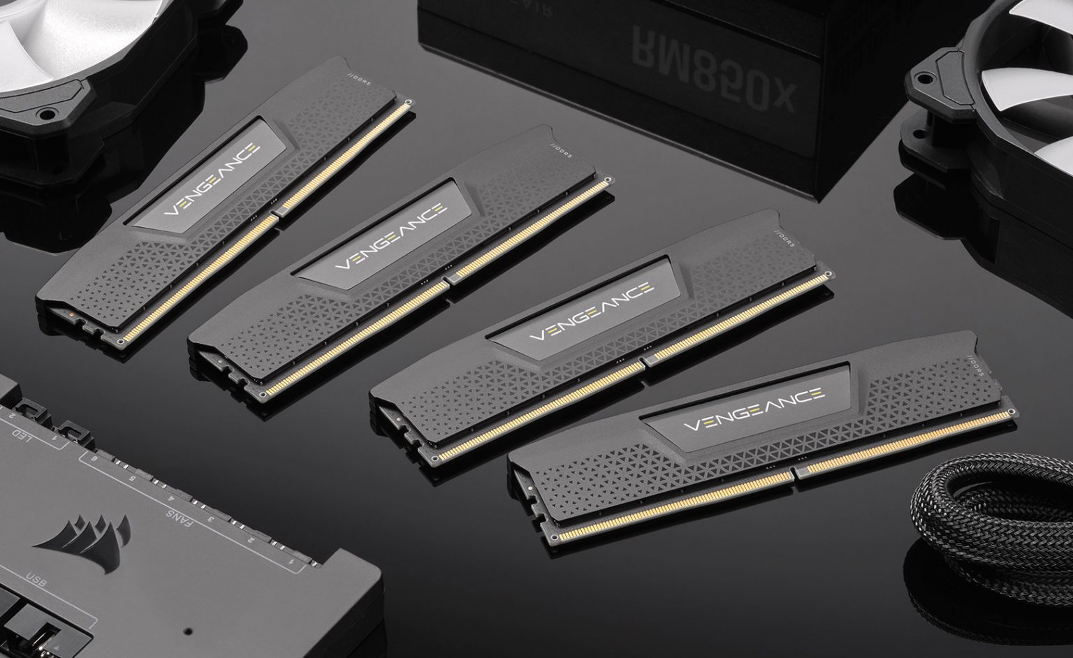 Corsair shows off its new Vengeance DDR5 memories -