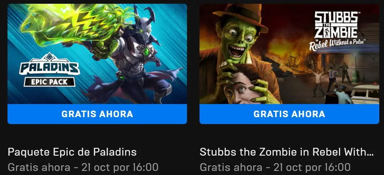 Stubbs the Zombie in Rebel Without a Pulse y Paladins gratis
