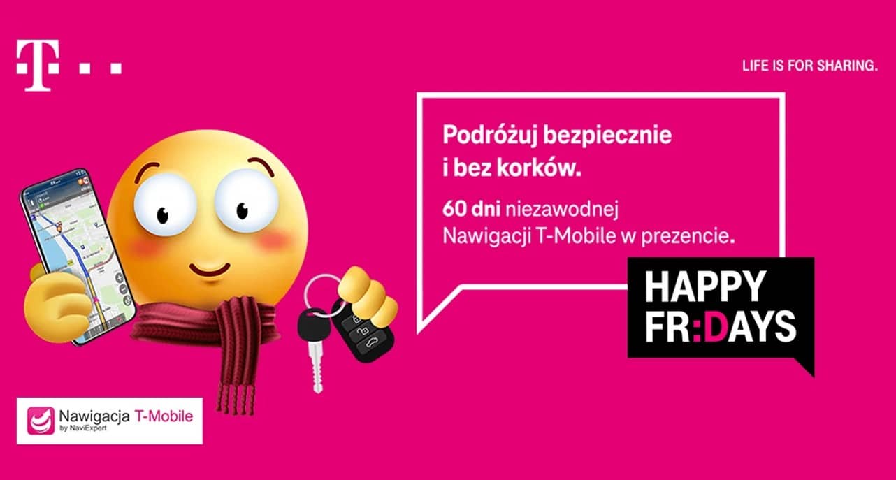 Happy Fridays on T-Mobile - navigation for free for 60 days