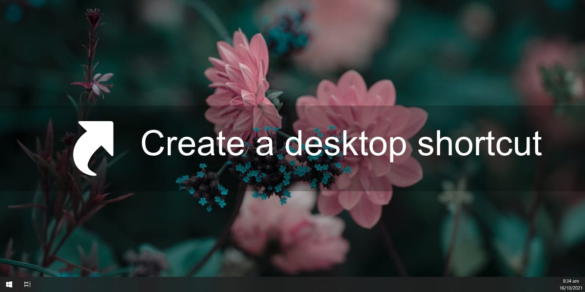 crear un acceso directo de escritorio