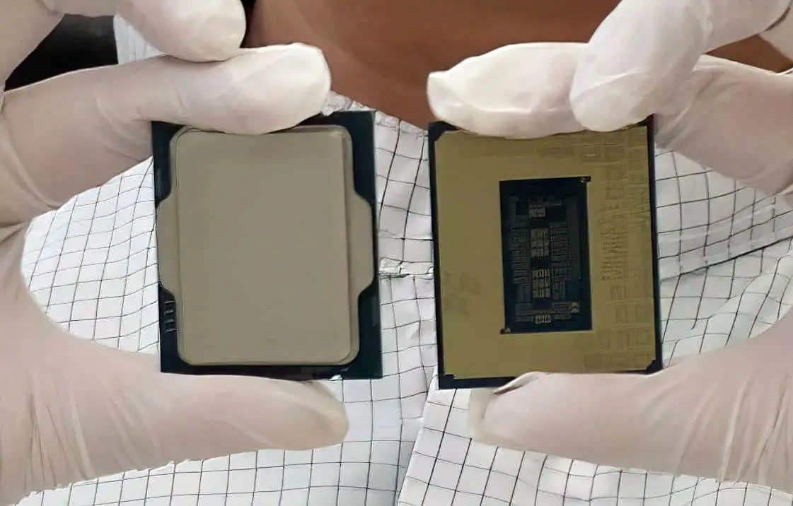 Intel Shows First Intel Alder Lake Microprocessors -