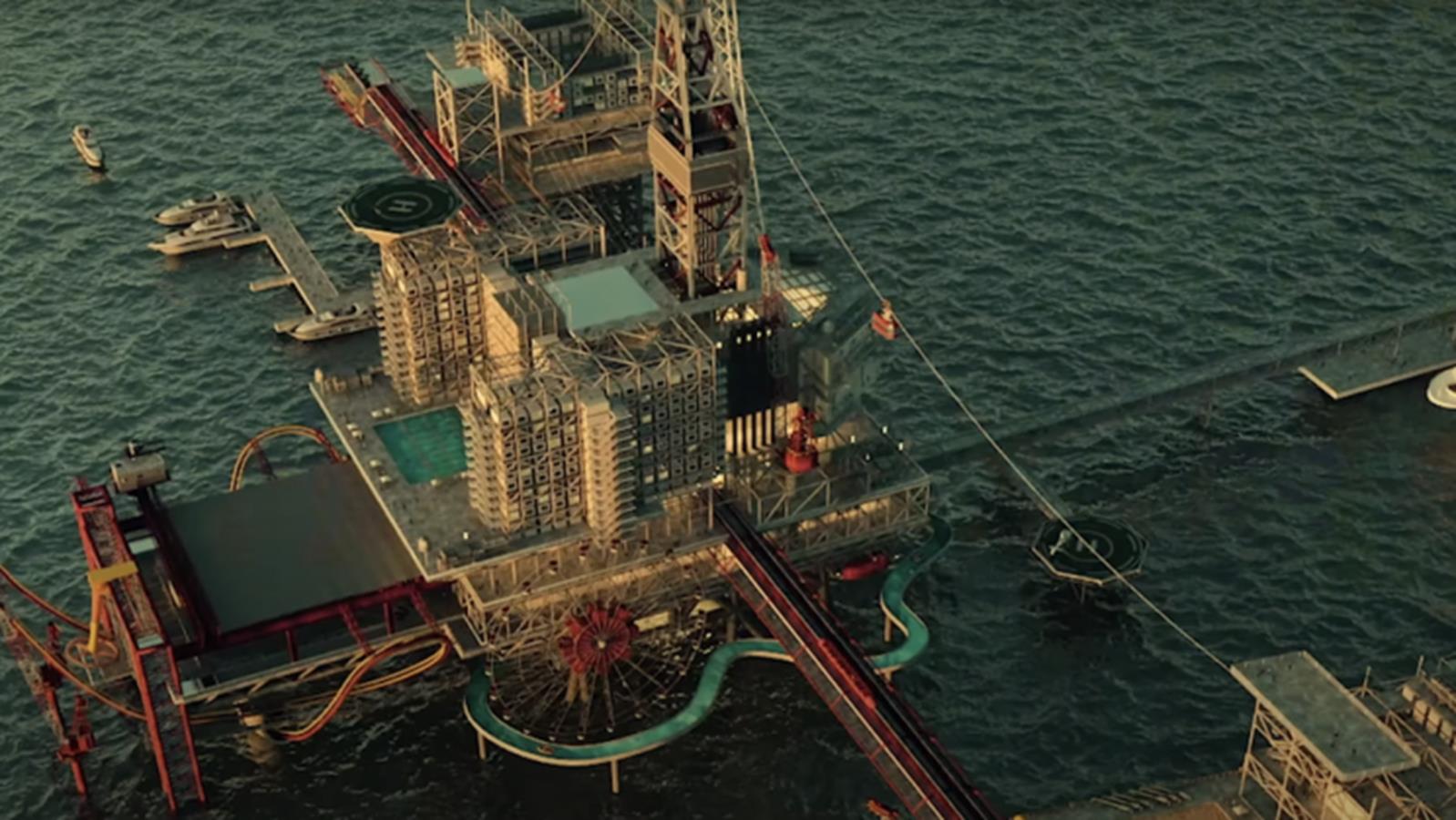 Maybe a vacation on the oil rig?  THE RIG of Saudi Arabia will offer exactly that